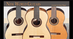 Desktop Screenshot of neworldguitar.com