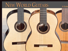 Tablet Screenshot of neworldguitar.com